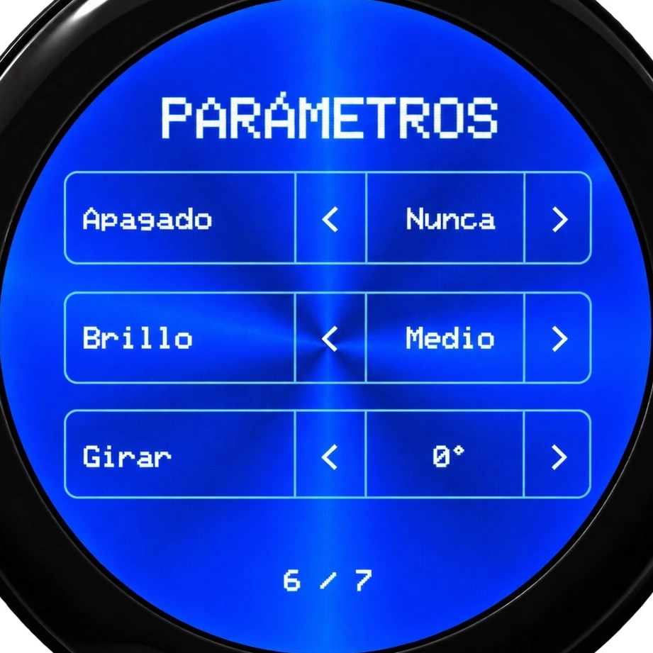 Vista de configuración